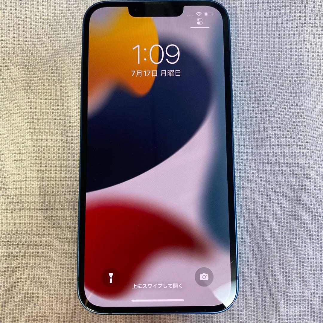 最安値！最大容量100% iPhone 13 128GB ブルー au 4