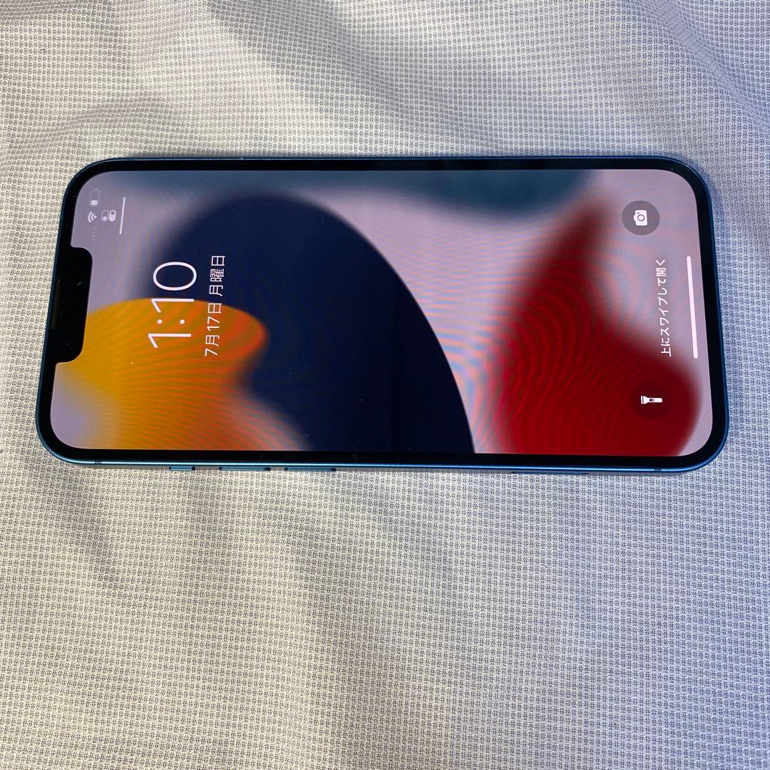 最安値！最大容量100% iPhone 13 128GB ブルー au 4