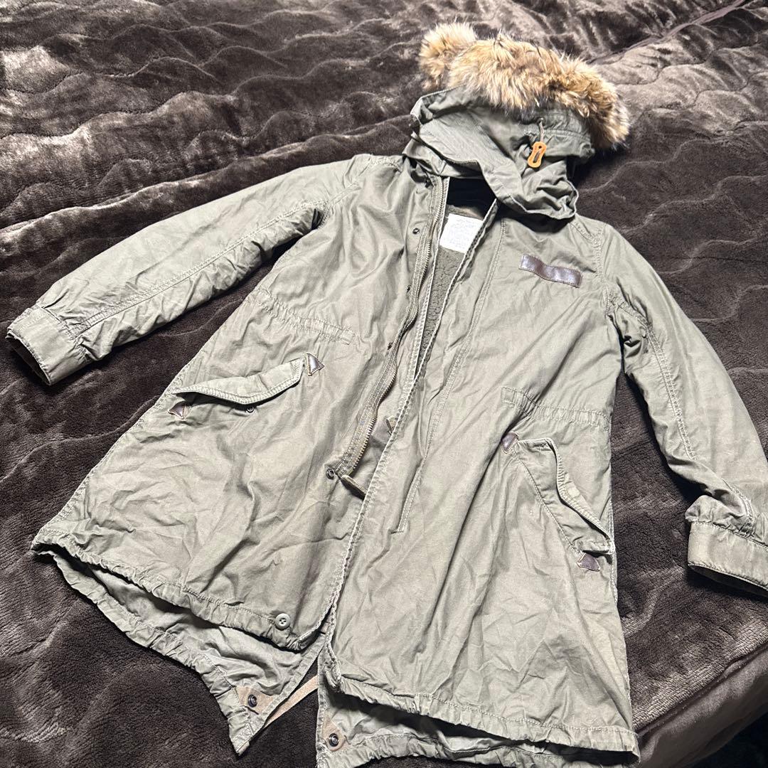 goa ファー付きフード モッズコート