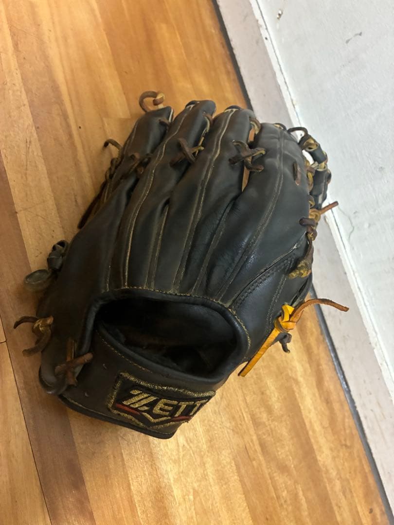 値下げ交渉⭕️ ZETT 硬式レザーグローブ 黒