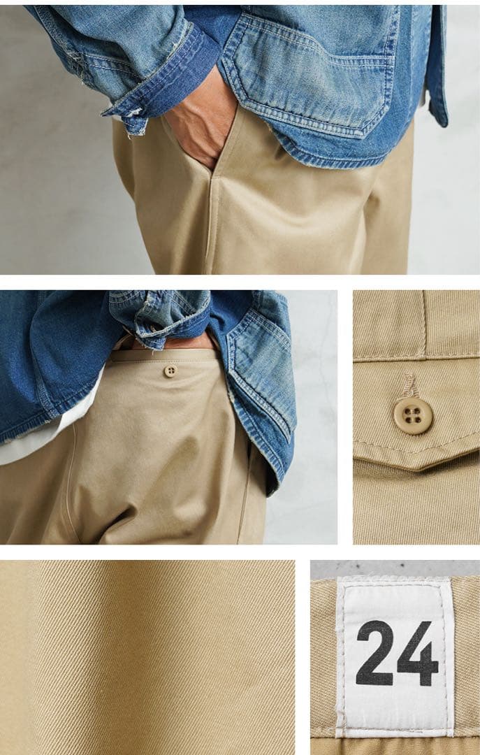 waiper.inc m-52 khaki サイズ24