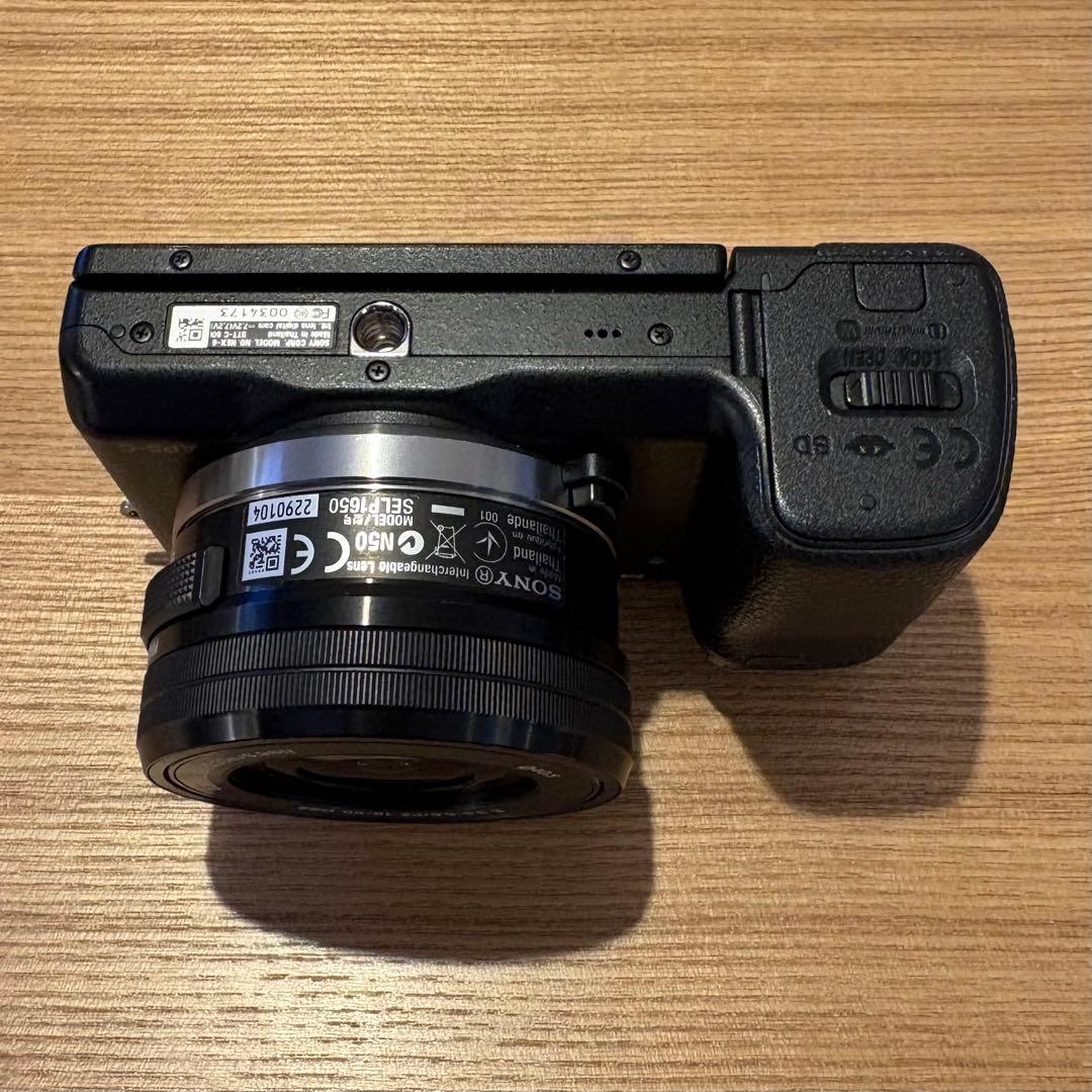 【極美品】ソニーミラーレス SONY NEX-6 ズームレンズキット 充電器