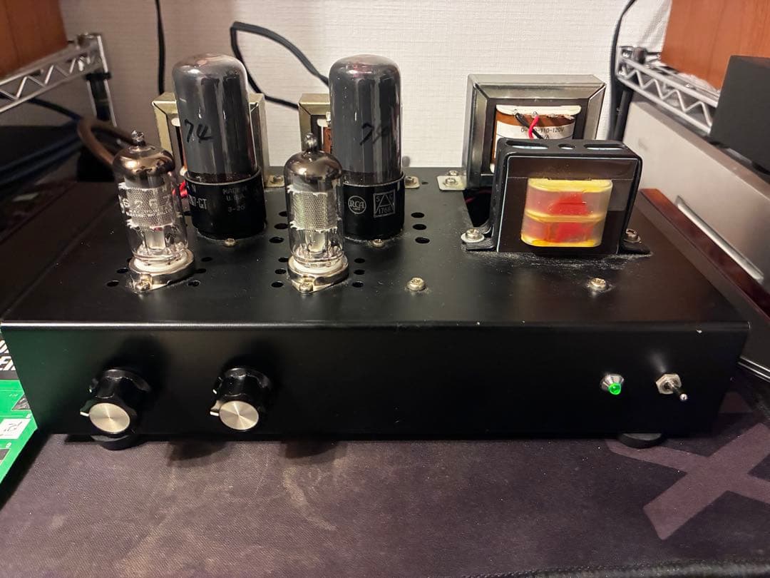 RCA117N シングルアンプ 自作 真空管アンプ