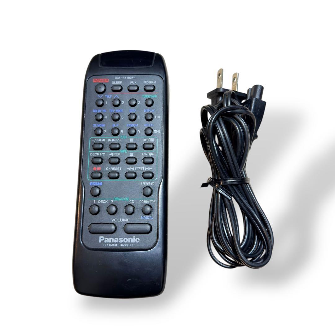 【希少/純正リモコン付属】Panasonic RX-DT75 コブラトップ