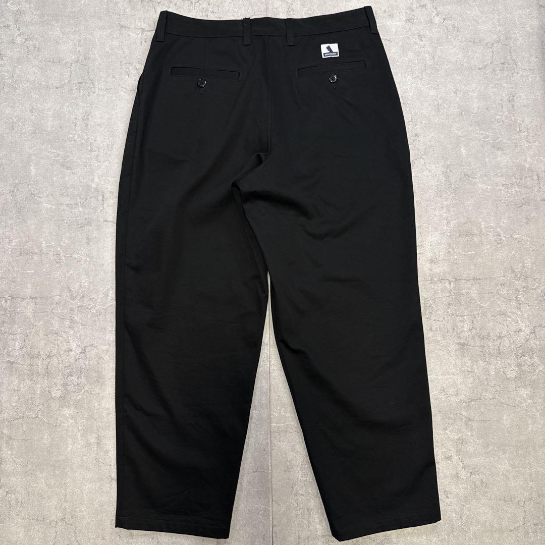 美品 DESCENDANT DC-3 WIDE TROUSERS 黒 4 XL