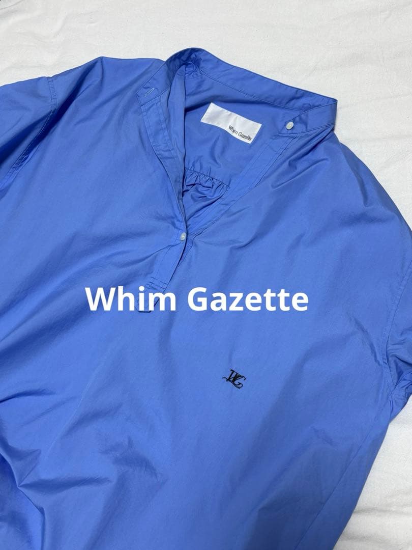 Whim Gazette （ウィムガゼット） 刺繍チュニックシャツ