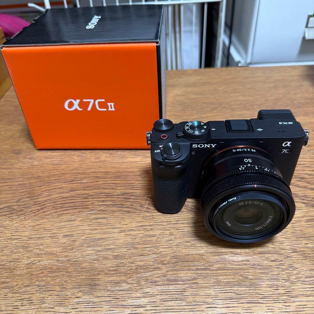Sony a7cⅡ 50mm f2.5 Gレンズ付　※ボディ、レンズ別売り可
