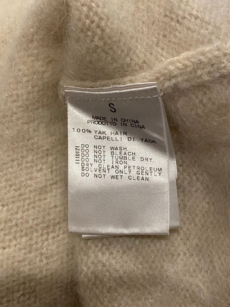 STUNNING LURE ホワイトヤクニットプルオーバー オフホワイト