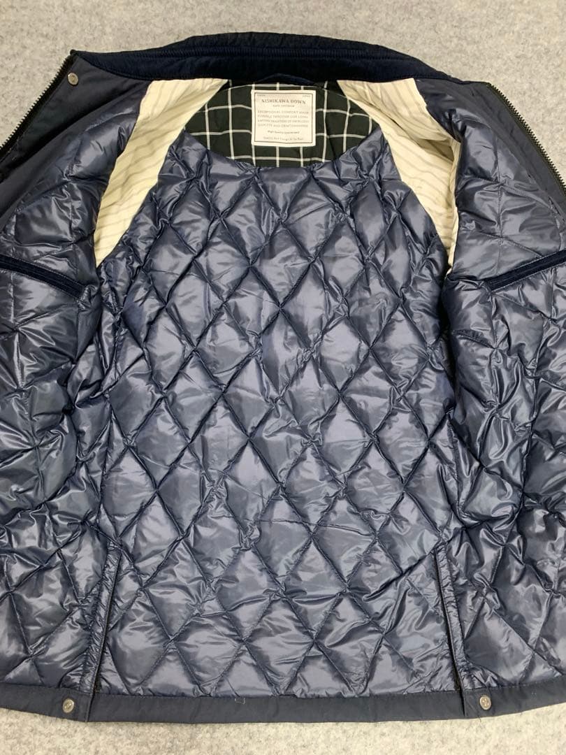 美品　ナノユニバース　西川ダウン　ダウンジャケット