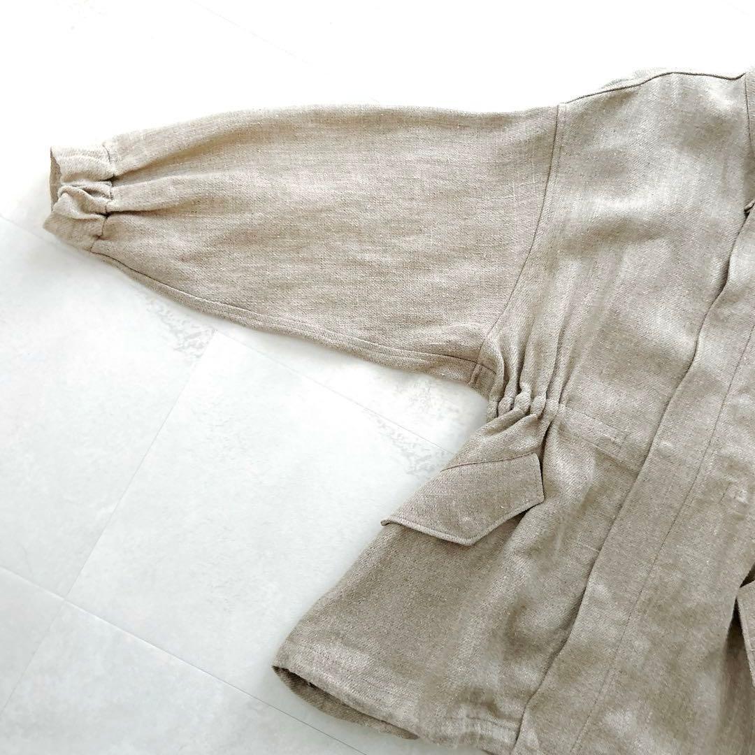 24年モデル✨カレンソロジー　セミウェットリネンツイルブルゾン 定価6.5万円