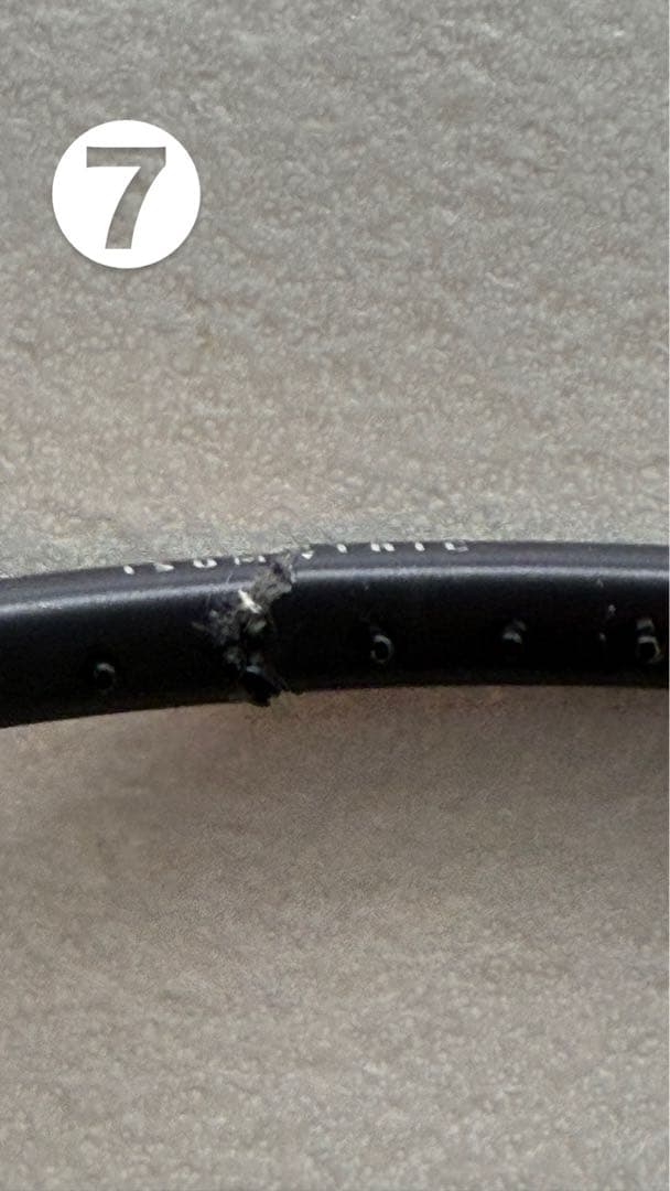 バドミントンラケットジャンク品7本