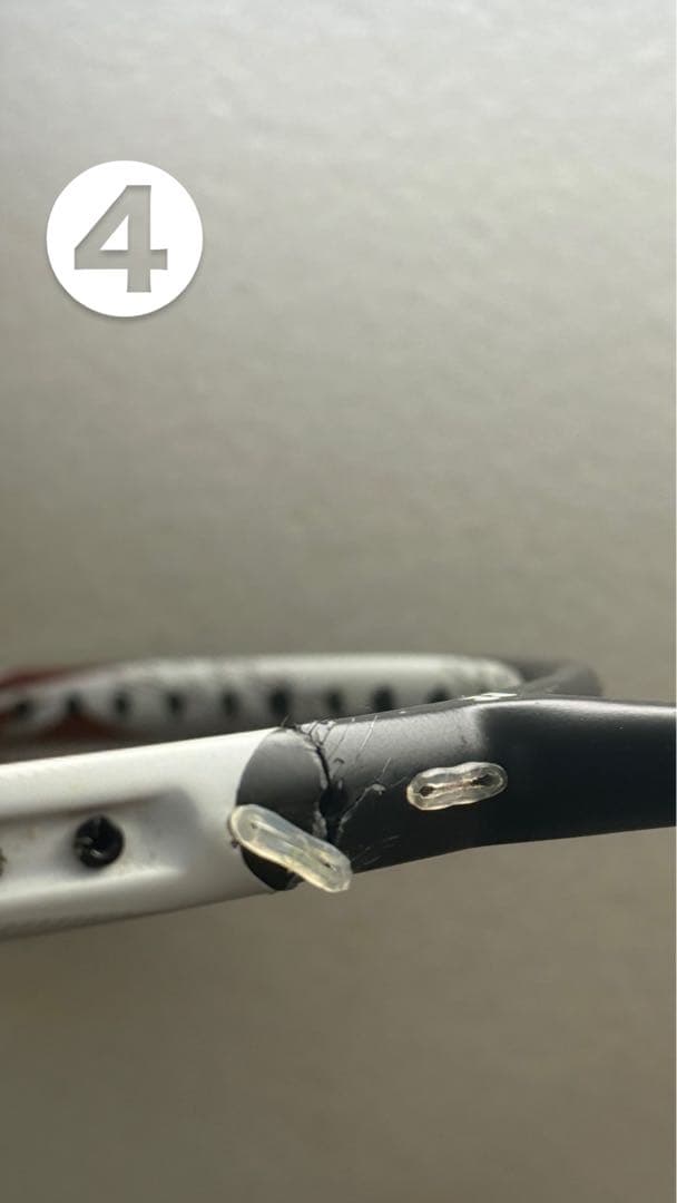 バドミントンラケットジャンク品7本