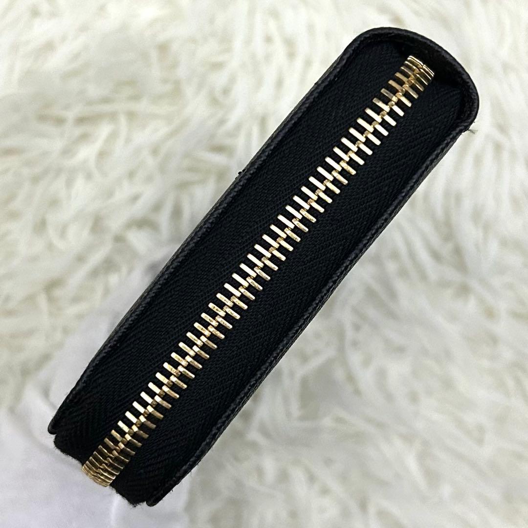 ［極美品］PRADA ハート バイカラー ロゴ ロングウォレット 長財布