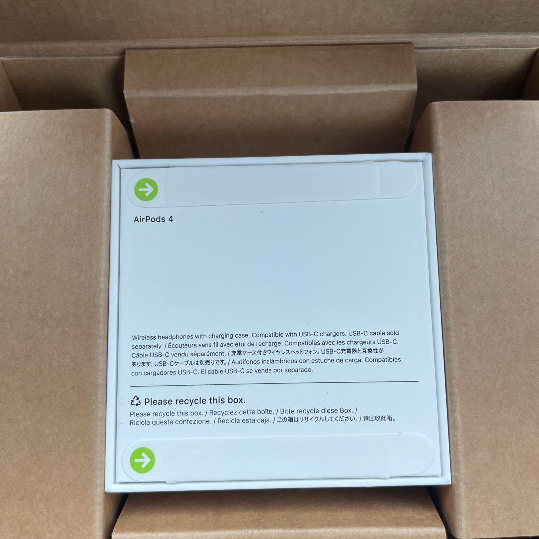 【新品未使用即日発送】AirPods 4 定価¥21,800