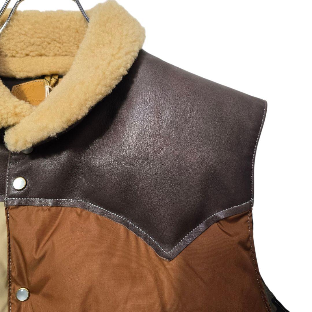 ロッキーマウンテンフェザーベッド サイコバニー ダウンベスト 44 タグ付き