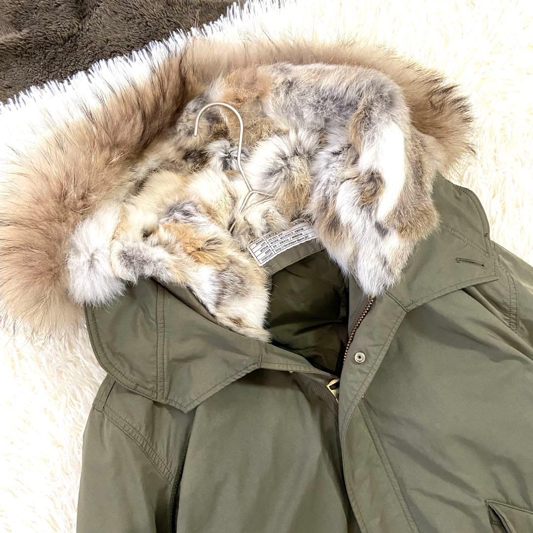 Deuxieme Classe ドゥーズィエムクラス　モッズコートラビットファー