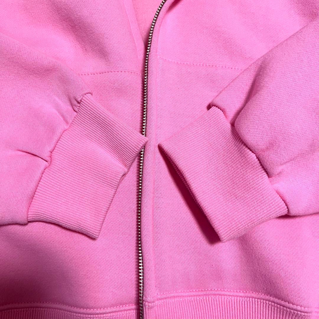 YEGG Wing Hoodie ジップパーカー ピンク Lサイズ 耳つき