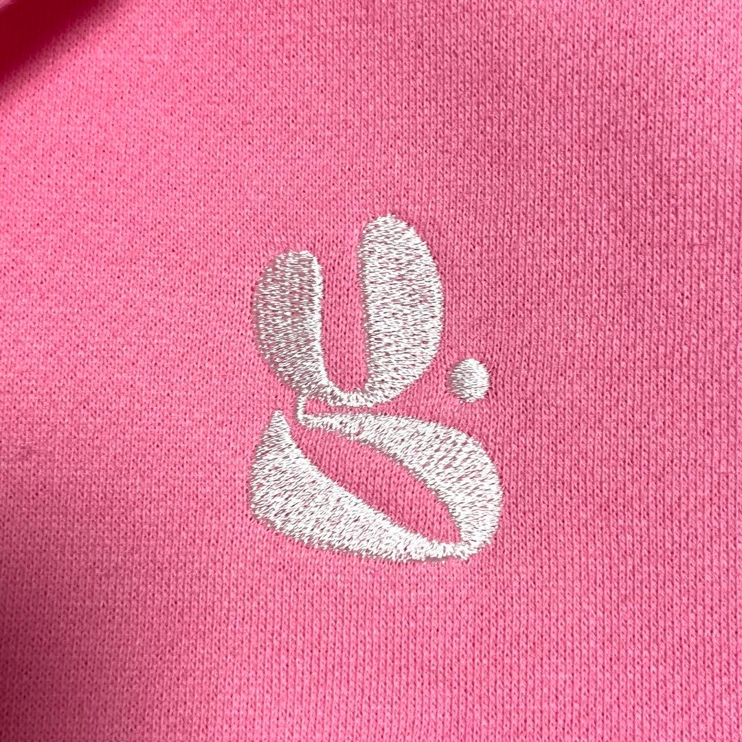YEGG Wing Hoodie ジップパーカー ピンク Lサイズ 耳つき