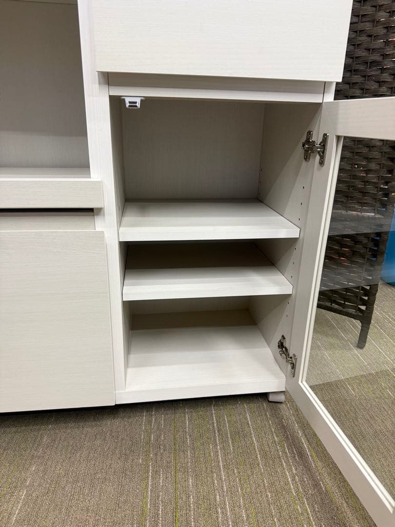 【洗浄消毒作業済】CAINZ レンジ台　食器棚　アペルト　APR-8575SL