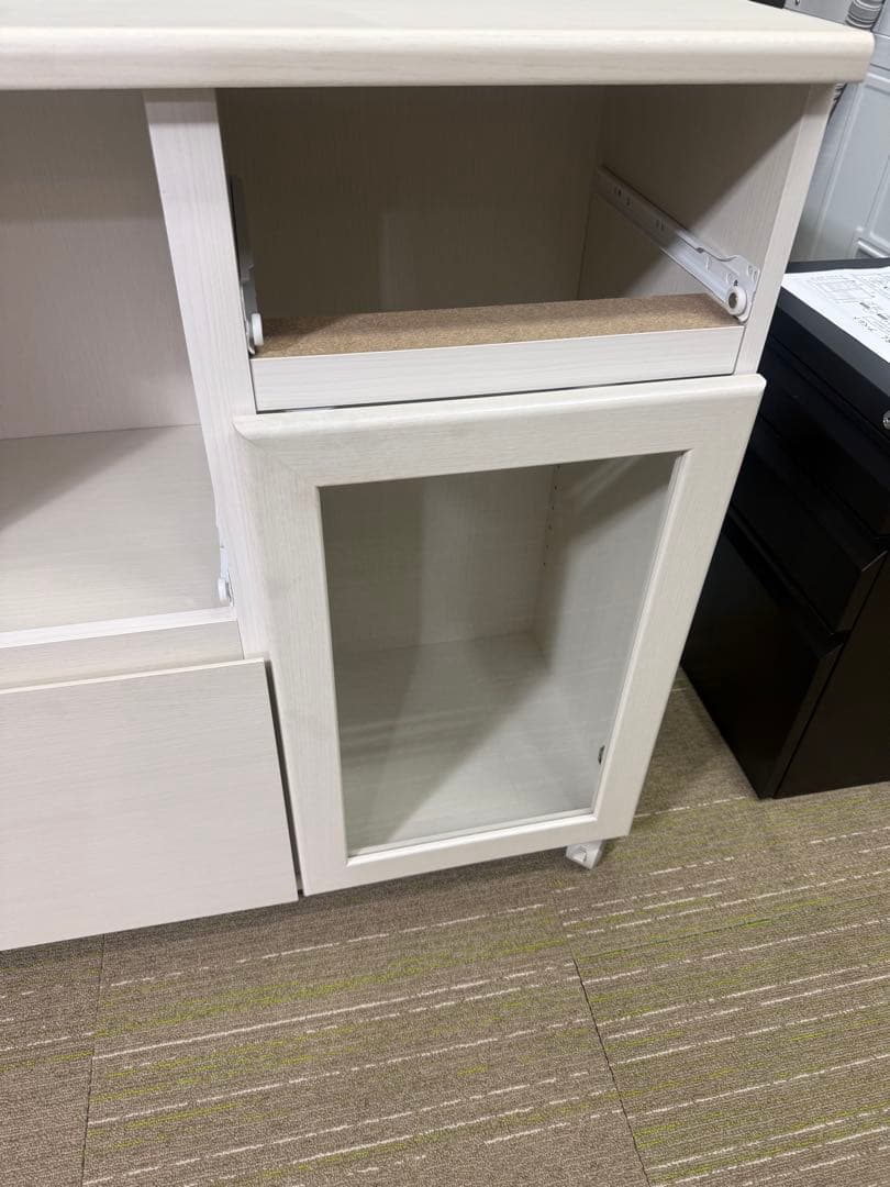 【洗浄消毒作業済】CAINZ レンジ台　食器棚　アペルト　APR-8575SL