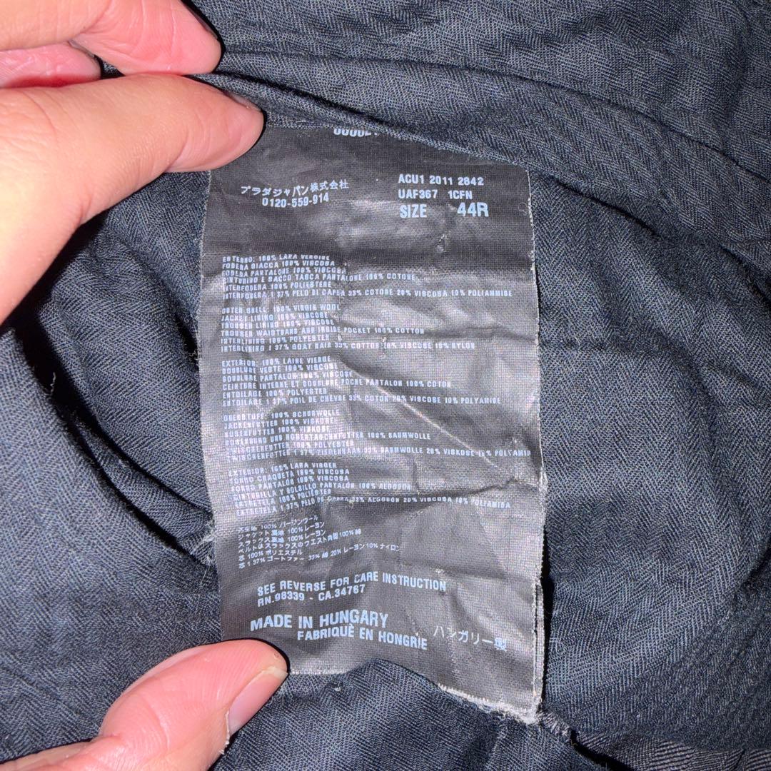 パンツ PRADA 11SS Archive Virgin Wool Slacks