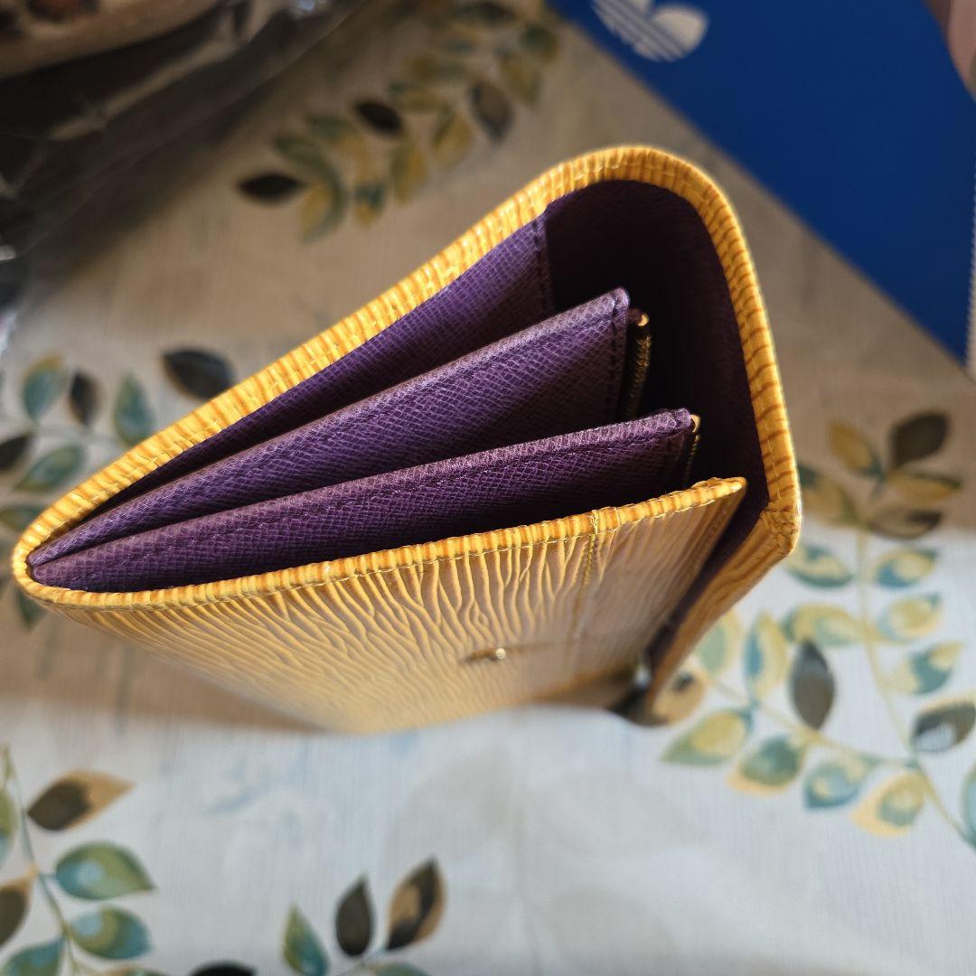 Louis Vuitton エピレザー 長財布 イエロー