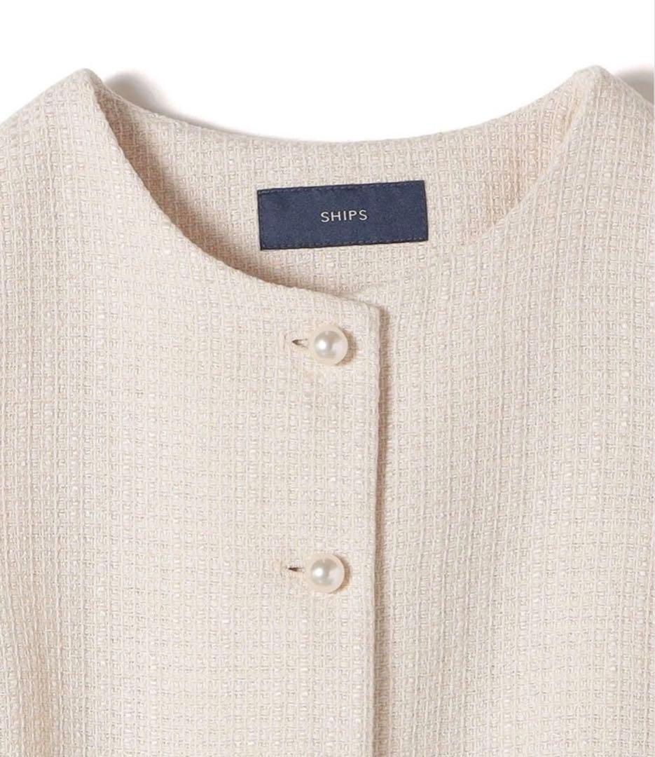 美品！SHIPS スラブツイードジレ ベスト　入園式　入学式　フォーマル