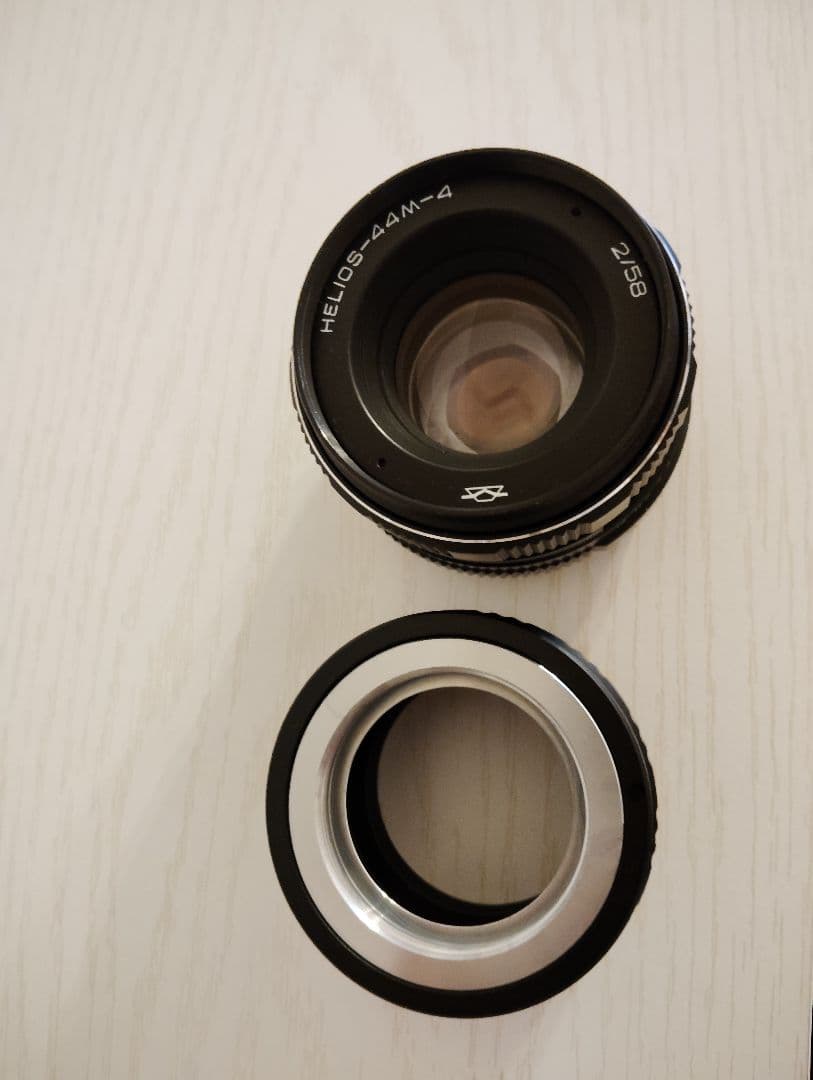 美 Helios 44M-4 ソニーαEレンズ ヘリオス　アダプター付 単焦点