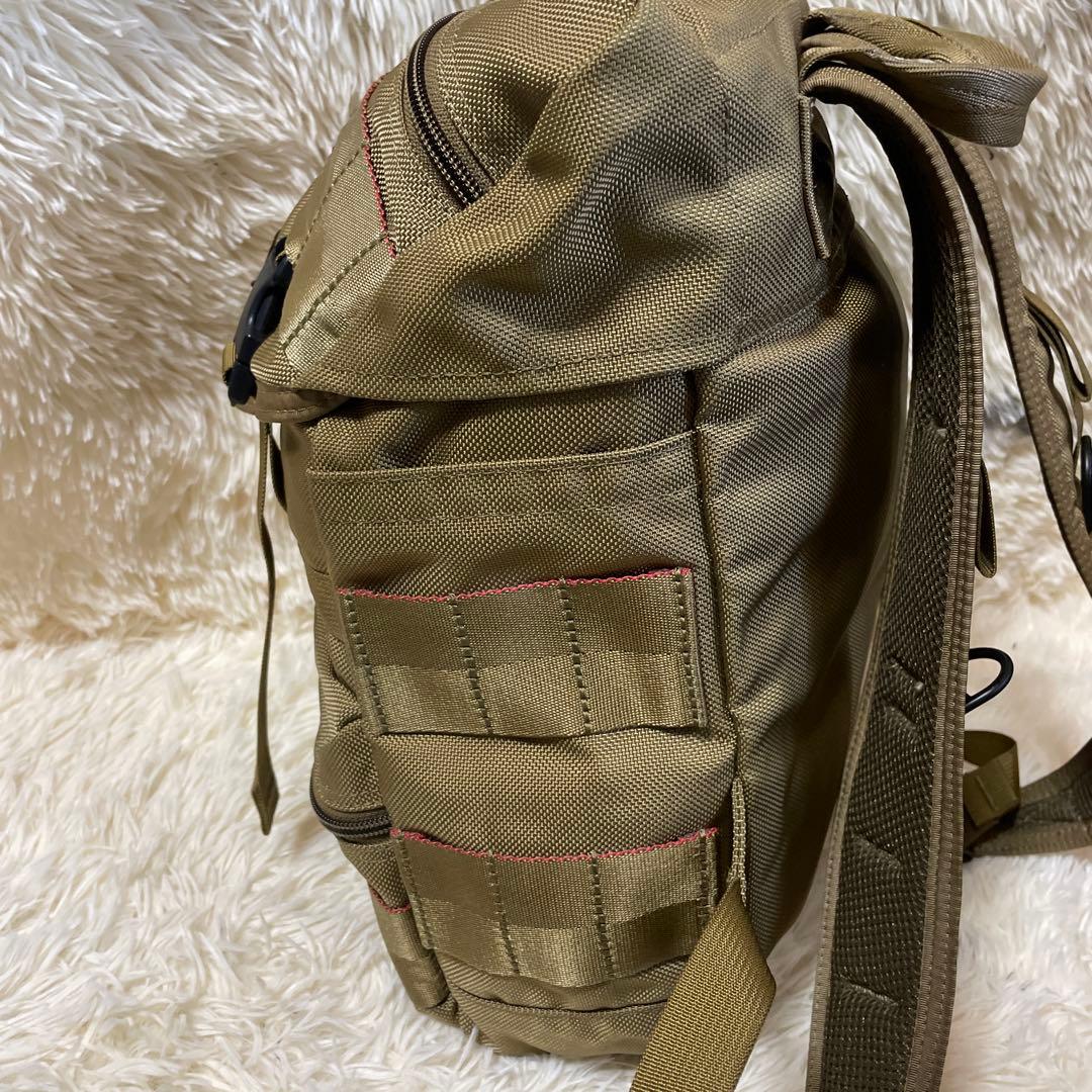 希少色 美品 ブリーフィング シンプルフラップ リュック コヨーテ 旅行 通勤