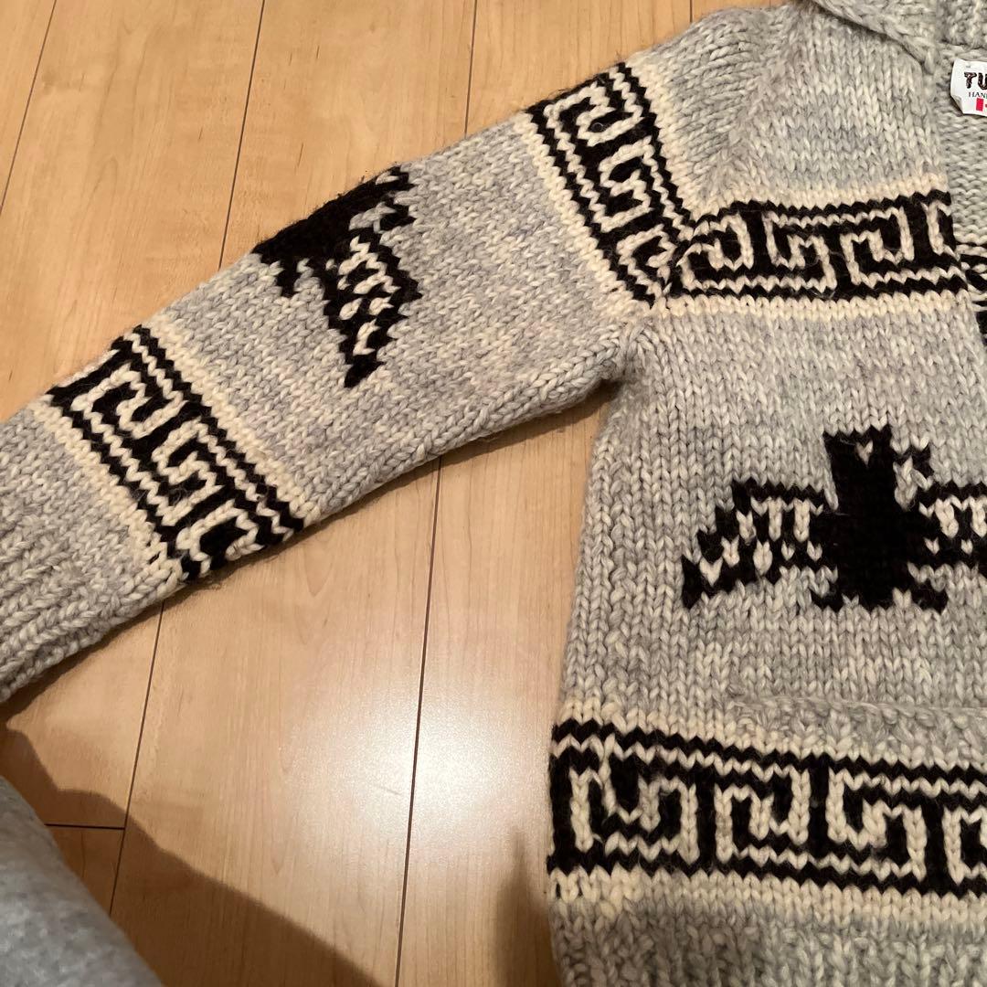 新品　カナダ産　カウチンセーター　レディース