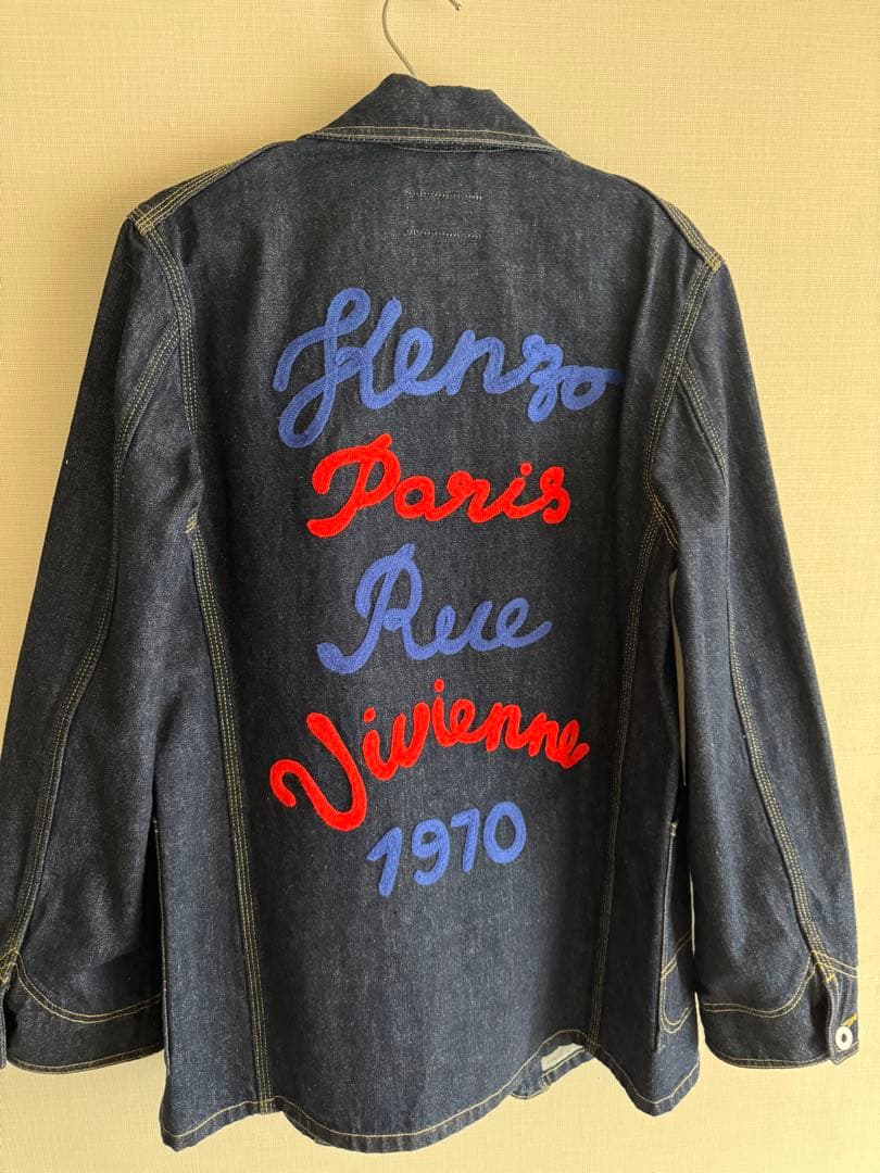 新品タグ付きKENZO ケンゾーデニムジャケット 刺繍Gジャン