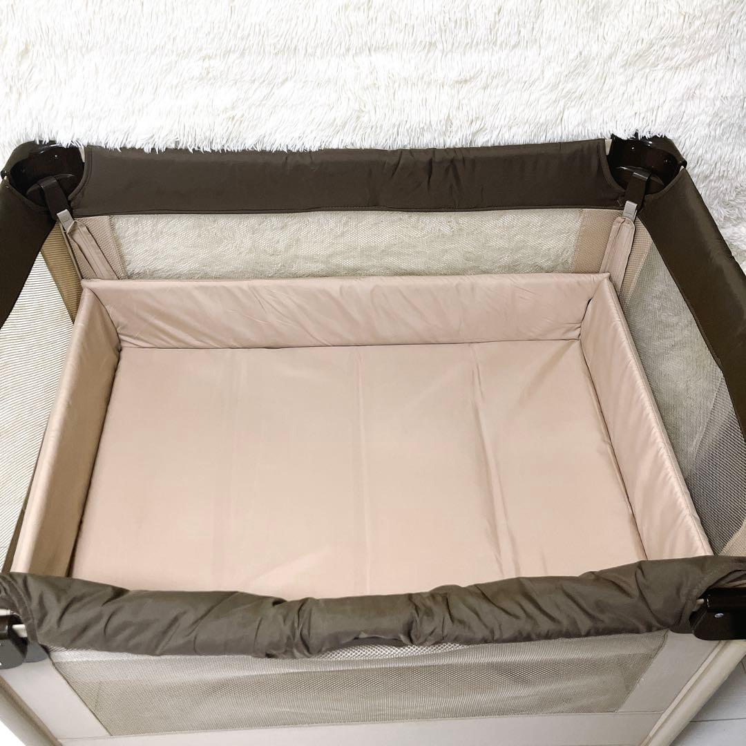 Aprica アップリカ ベビーベッド ココネル ココア 程度良好 美品