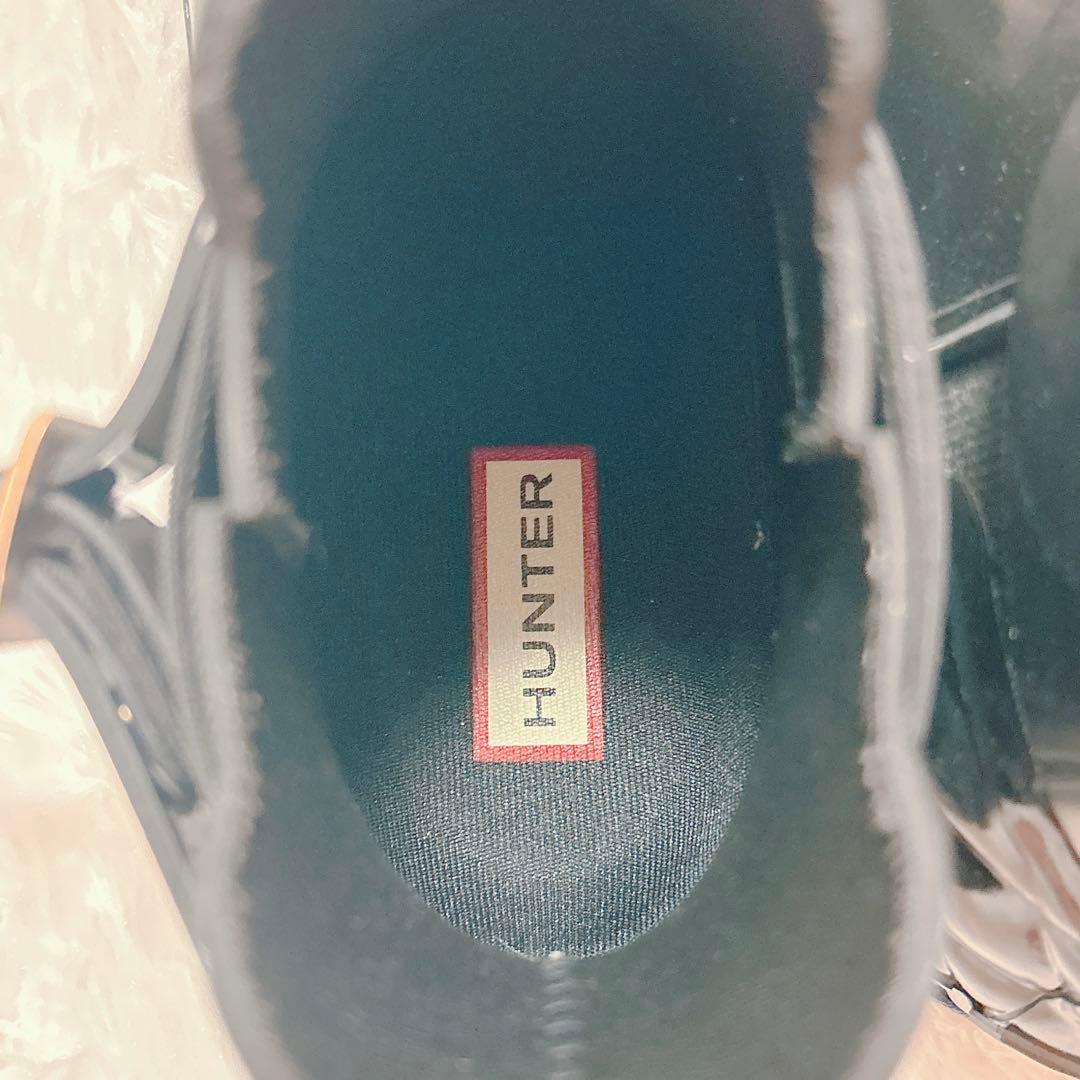 HUNTER ハンター　レインブーツ　サイドゴア　ブラック23㎝