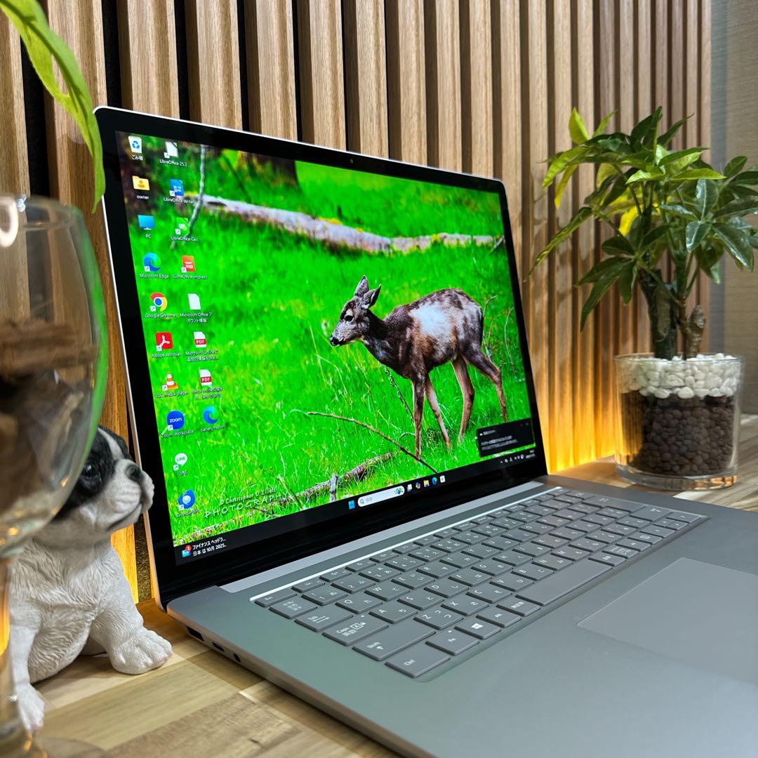 極美品‼️Surface Laptop 3☘プラチナ☘Ryzen5☘ノートパソコン