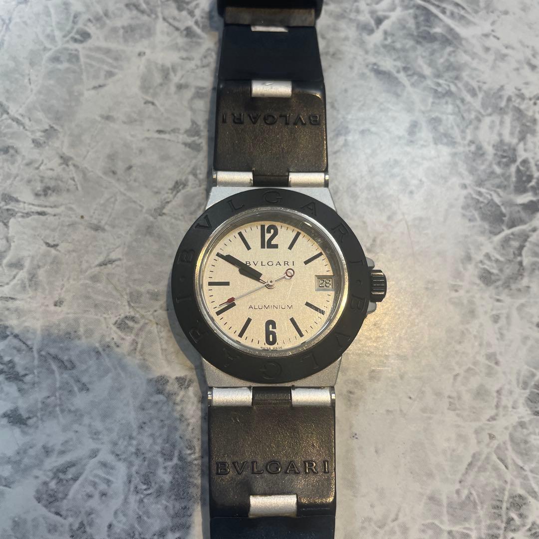 BVLGARI ブラック ラバーベルト 時計