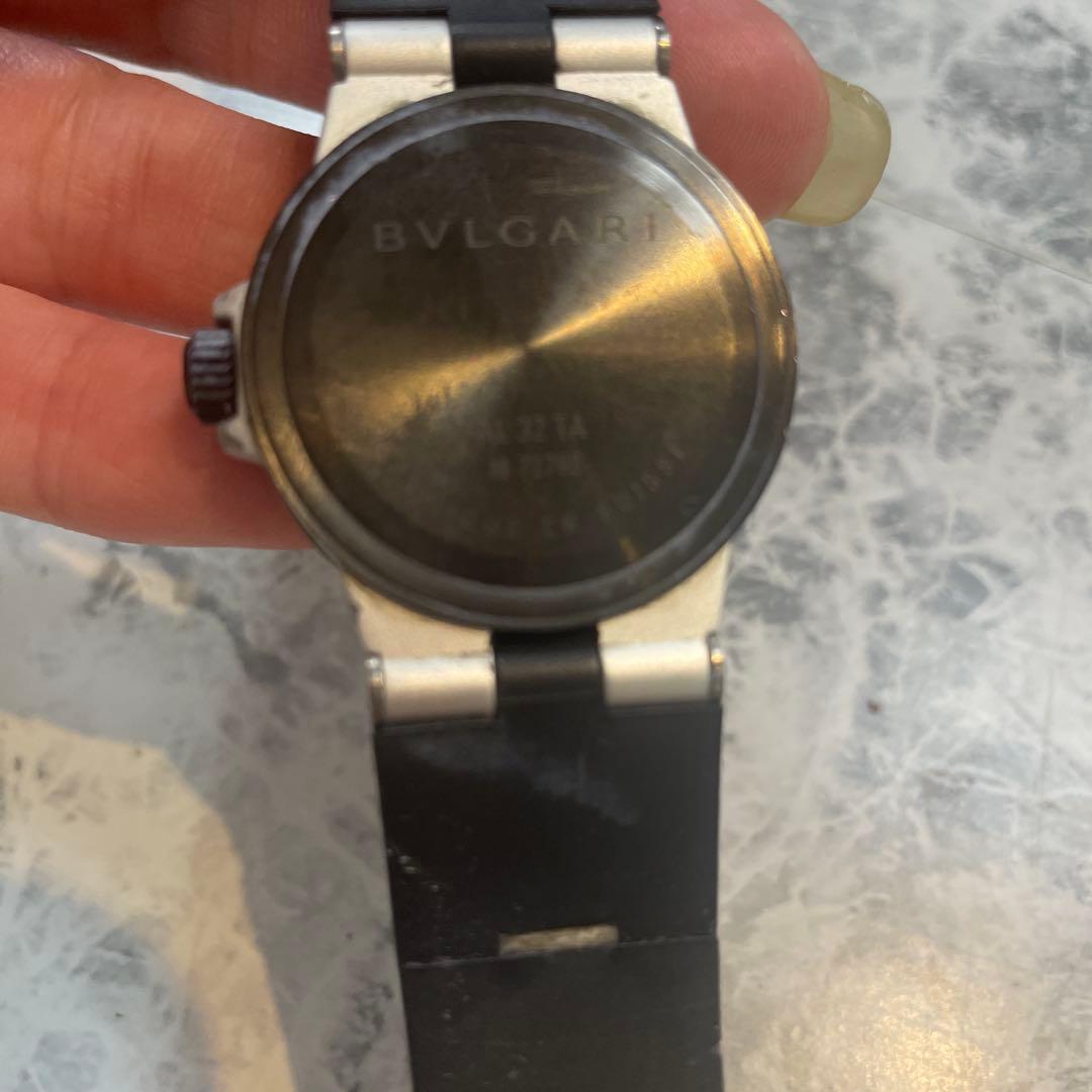 BVLGARI ブラック ラバーベルト 時計