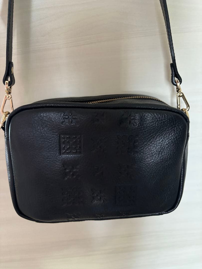 レザーミニショルダーバッグ russet