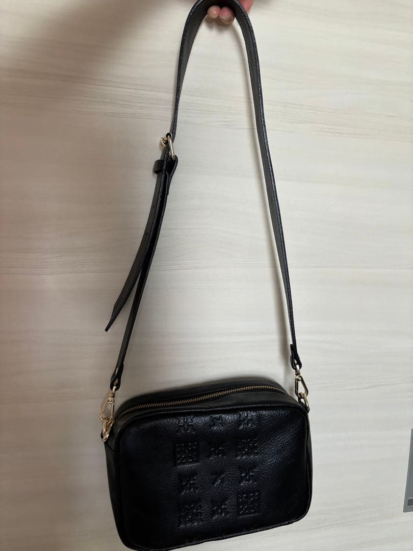 レザーミニショルダーバッグ russet