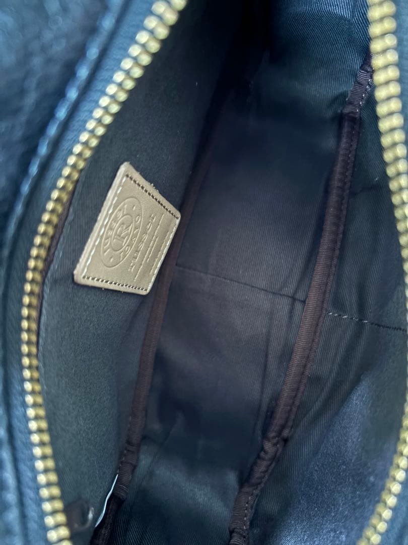 レザーミニショルダーバッグ russet