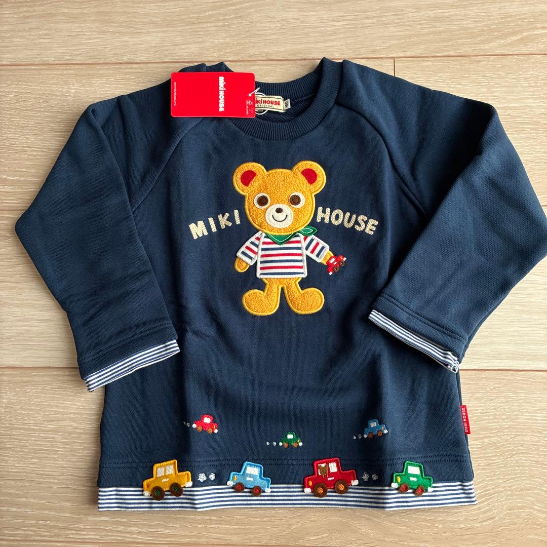 【新品】MIKI HOUSE プッチー　トレーナー 100cm