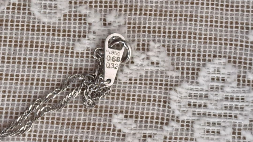 Ptエメラルドダイヤプチネックレス