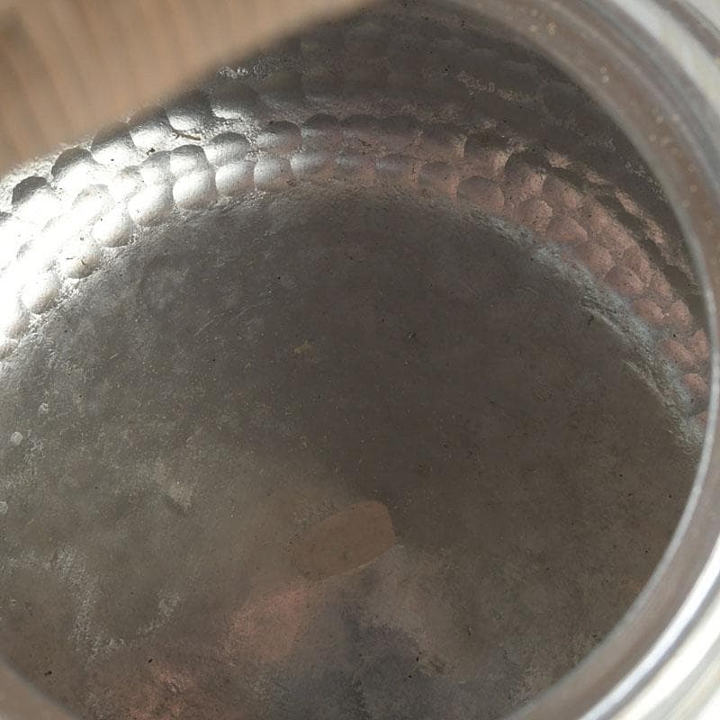 煎茶道具　京屋　本錫製　湯沸　やかん　共箱　M　9385