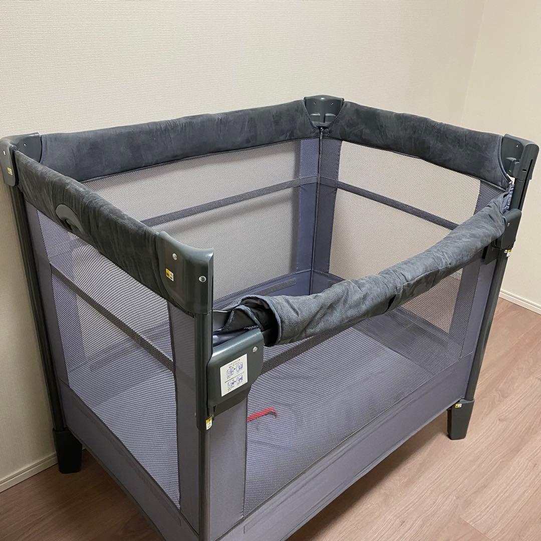 Aprica(アップリカ) ココネル エアープラス AB ベビーベッド　グレー