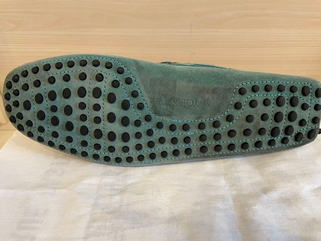 【人気ブランド】TOD'S グリーン メンズシューズ