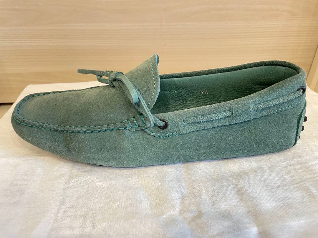 【人気ブランド】TOD'S グリーン メンズシューズ