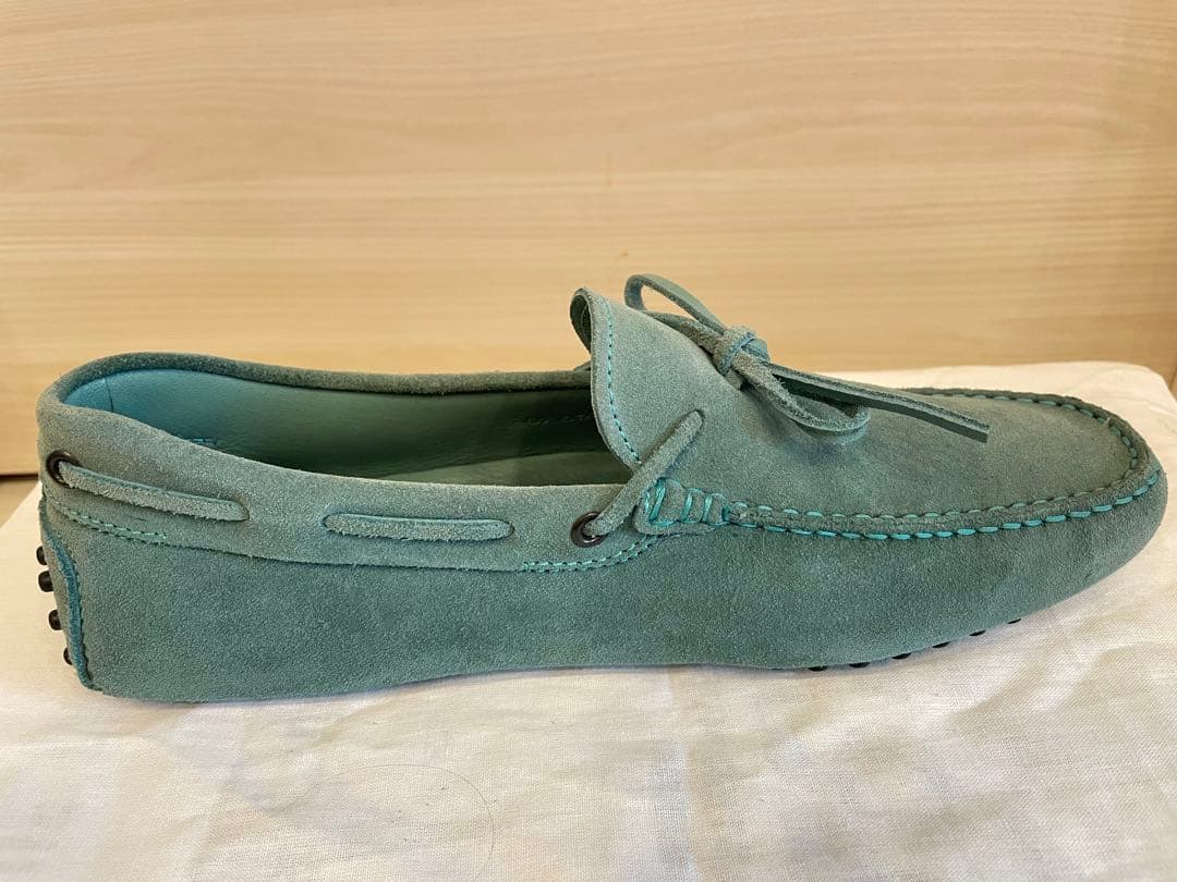 【人気ブランド】TOD'S グリーン メンズシューズ