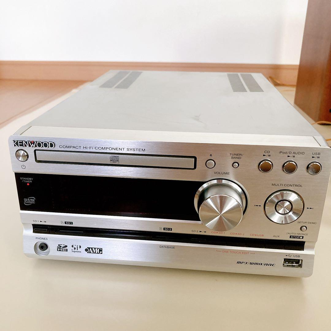 ケンウッド KENWOOD RD-UDE77 コンポ 音響機器 リモコン付き