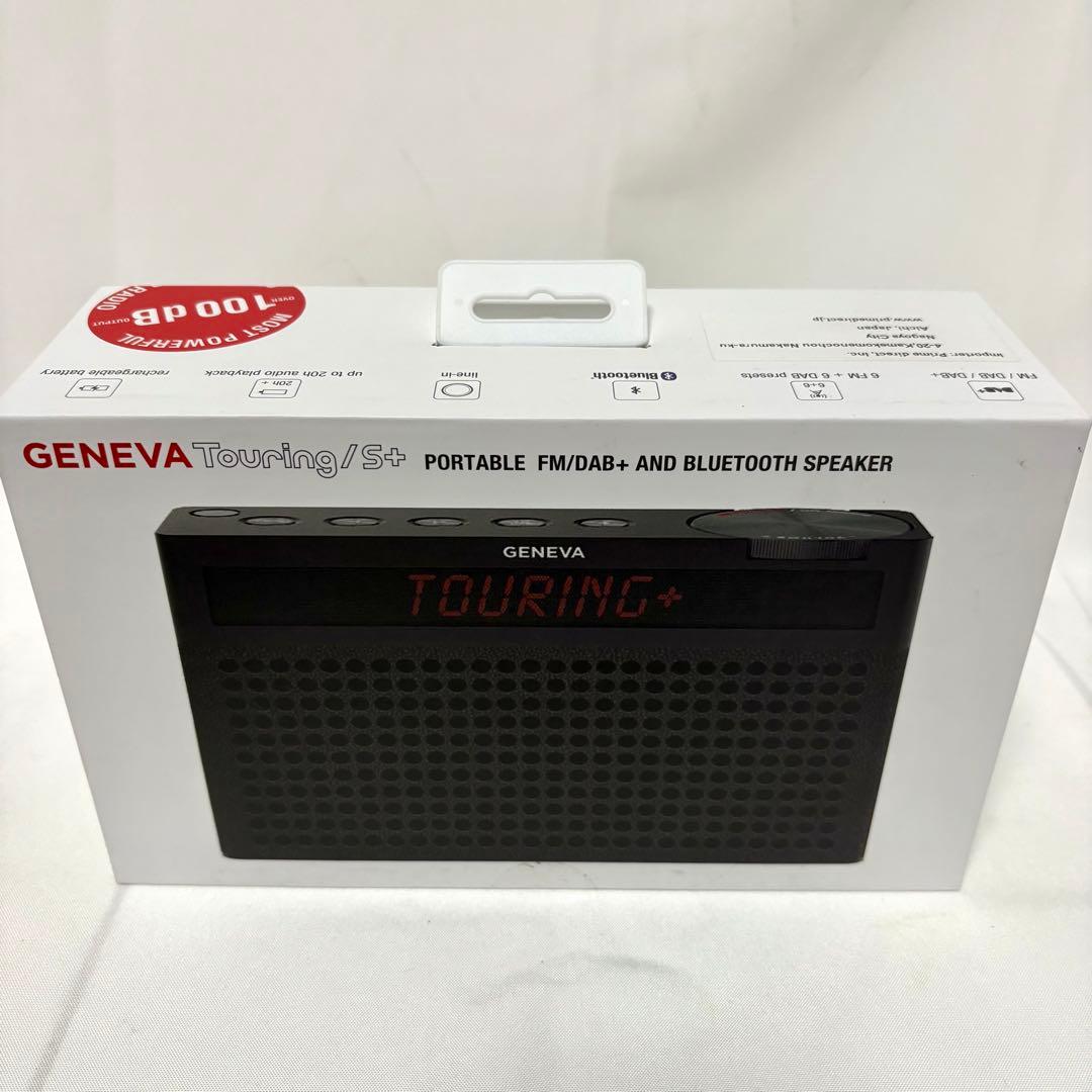 美品 GENEVA Touring S+ レッド Bluetooth スピーカー