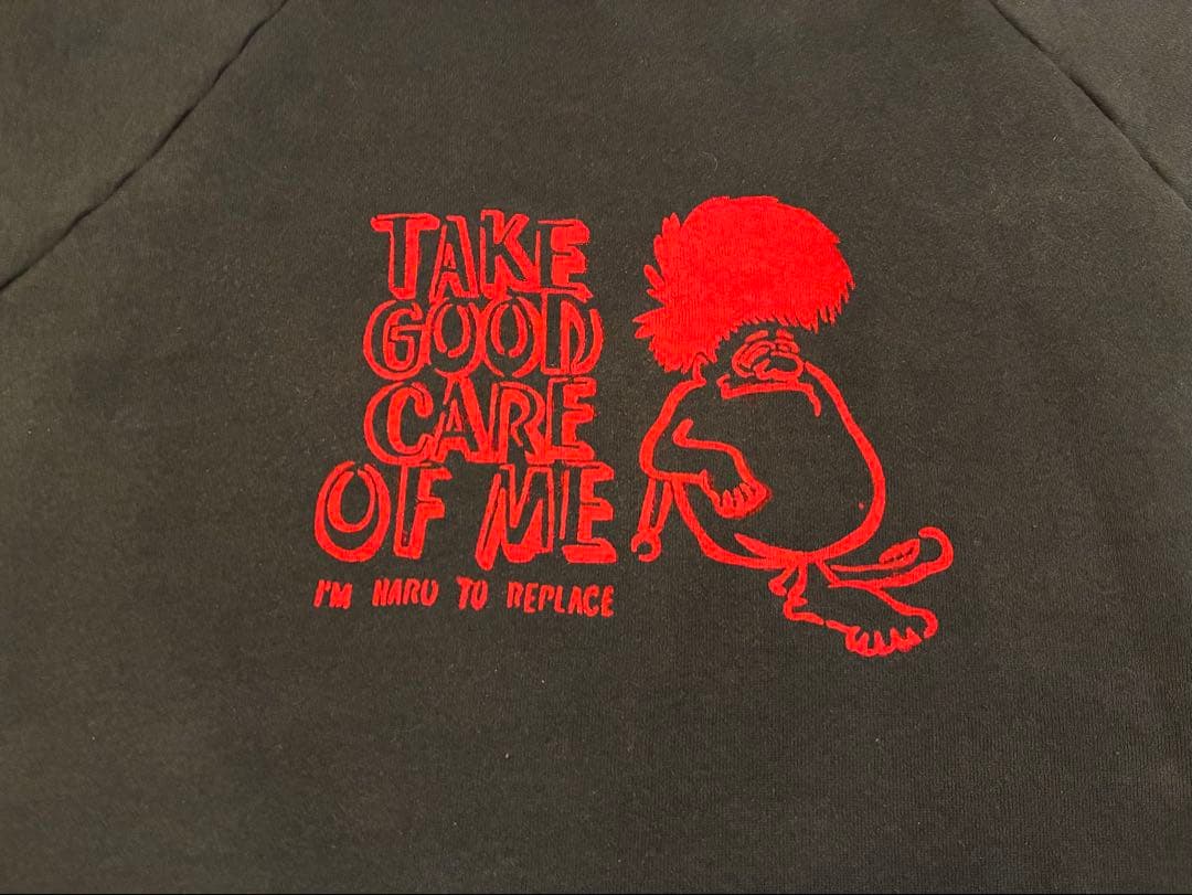 モンスタースウェット ステンシルスウェット USA製 90s フロッキー