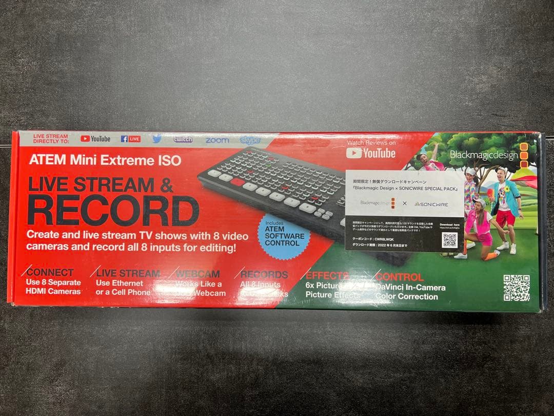 【新品 完全未使用 国内正規品】 ATEM Mini Extreme ISO